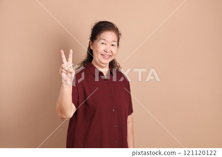 Senior East Asian Woman Senior East Asian Woman 121120122