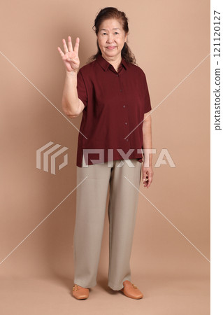 Senior East Asian Woman 121120127