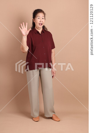 Senior East Asian Woman 121120129