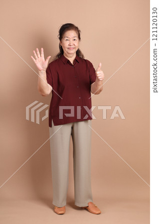 Senior East Asian Woman 121120130