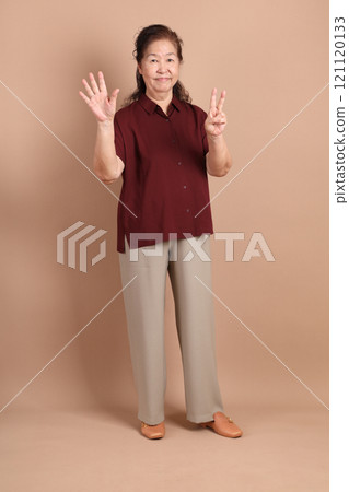 Senior East Asian Woman 121120133