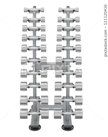 Gym Dumbbell rack, a stand for weightlifting gym equipment 121120416