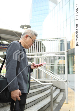 Senior Asian Businessman Senior Asian Businessman 121120765