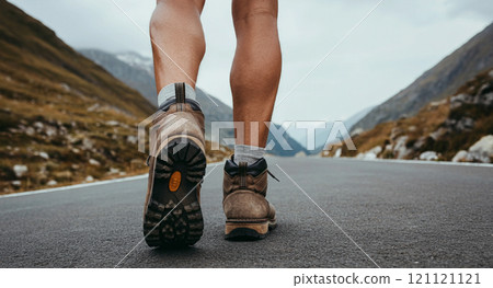 一個人走在陡峭的山路上 一個人走在陡峭的山路上 121121121