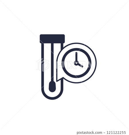 fast swab test icon on white fast swab test icon on white 121122255