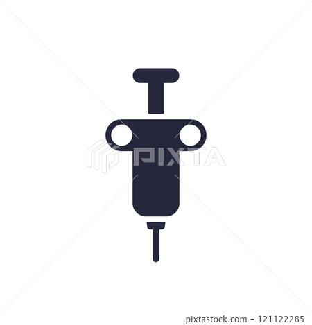 biopsy icon, vector pictogram on white 121122285