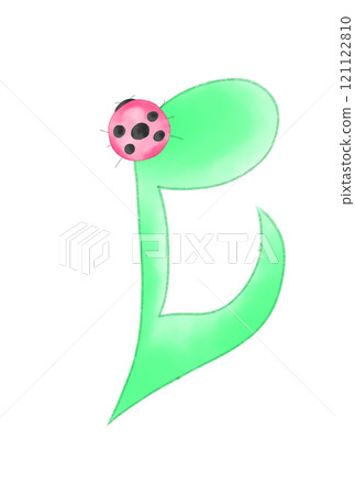 Cute musical notes and ladybugs 121122810
