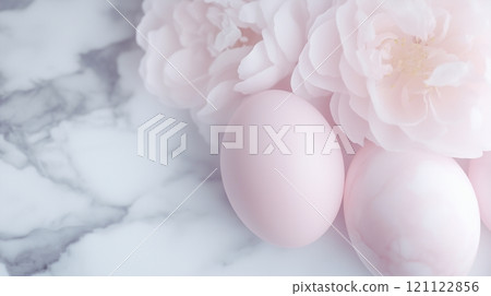 Easter is a Christian holiday. Easter eggs close-up. 121122856