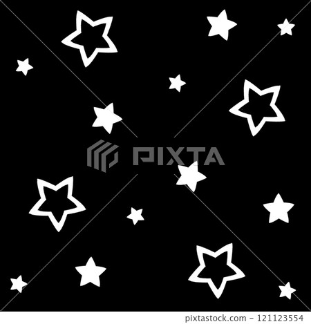 可愛的星星圖案與白色流行 可愛的星星圖案與白色流行 121123554