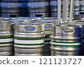 Barrels, beer kegs 121123727