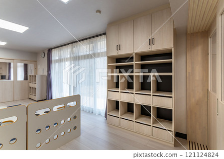 Wooden built-in storage furniture 121124824