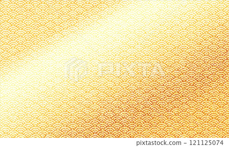 Glitter texture Japanese pattern background Gold gradation Glitter texture Japanese pattern background Gold gradation 121125074