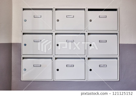 Post boxes of a house 121125152