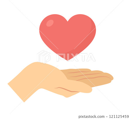 手和心向量圖_安全圖像 121125459