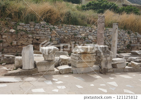 The ruins of Ephesus near Izmir, Turkey 121125812