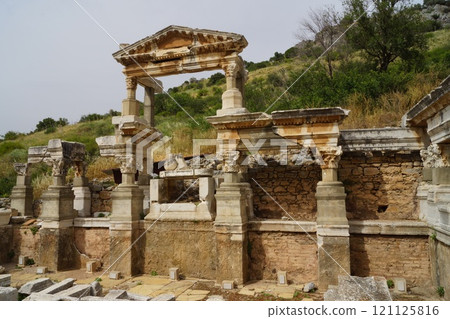 The ruins of Ephesus near Izmir, Turkey 121125816