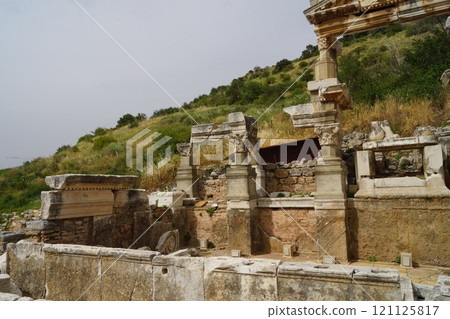 The ruins of Ephesus near Izmir, Turkey The ruins of Ephesus near Izmir, Turkey 121125817