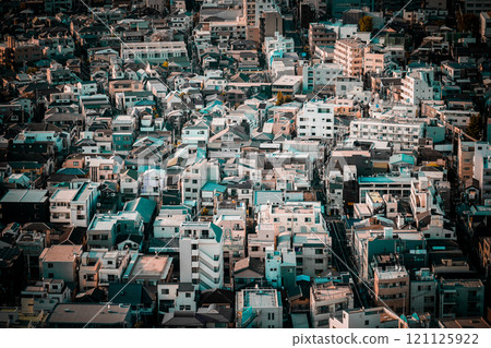 Tokyo residential area 121125922