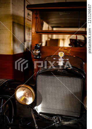 Classic car front Classic car front 121126687