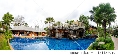 Swimming pool in hotel 121128049