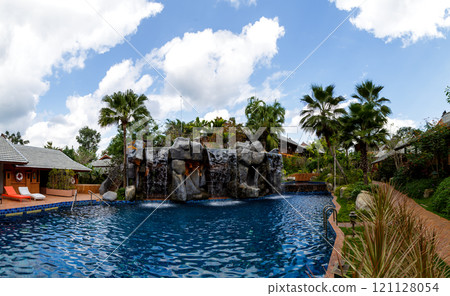 Swimming pool in hotel 121128054
