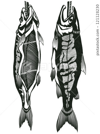 How about giving it as a gift? This year's well-made new salmon roll is a masterpiece cut-out illustration. 121128230
