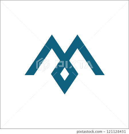 Letter M vector icons logo 121128431