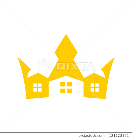 Crown House logo design vector inspiration 121128551