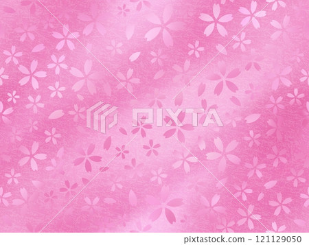 櫻花無縫圖案（日本紙）B-6 121129050