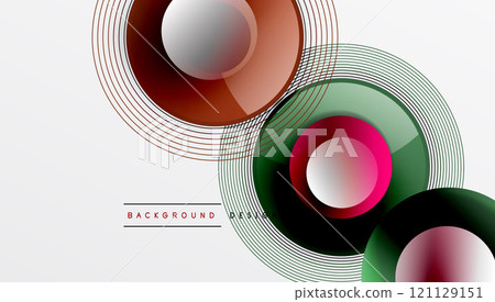 Abstract composition of overlapping circles with smooth gradients and transparency effects. Clean and modern design emphasizing depth, symmetry a minimal aesthetic Abstract composition of overlapping circles with smooth gradients and transparency effects. Clean and modern design emphasizing depth, symmetry a minimal aesthetic 121129151
