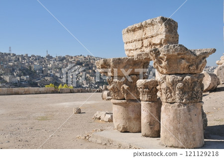 Temple of Hercules, Amman Citadel, Jabal al-Qala'a (Citadel Hill), Amman, Jordan Temple of Hercules, Amman Citadel, Jabal al-Qala'a (Citadel Hill), Amman, Jordan 121129218