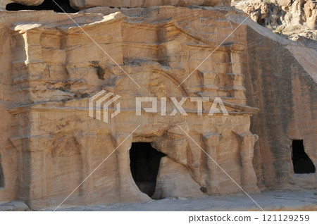 Jordan, Petra, Petra ruins, Obelisk Tomb 121129259