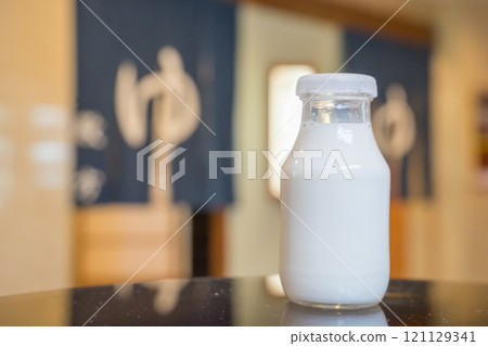 Coffee milk, milk, public bath, hot spring, after bath 121129341