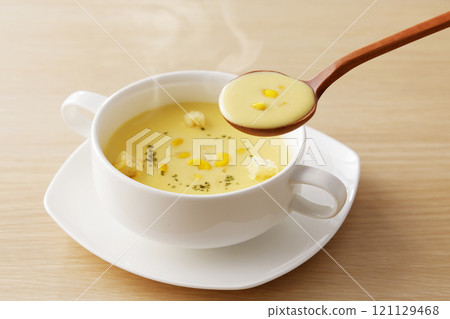 Corn soup 121129468