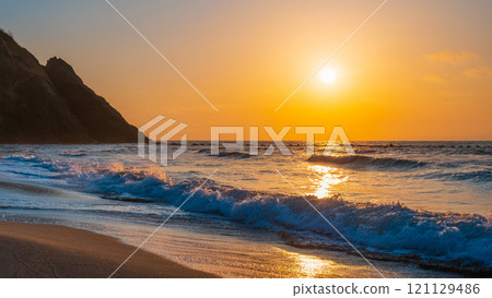 Sunset at Kakuta Beach 121129486