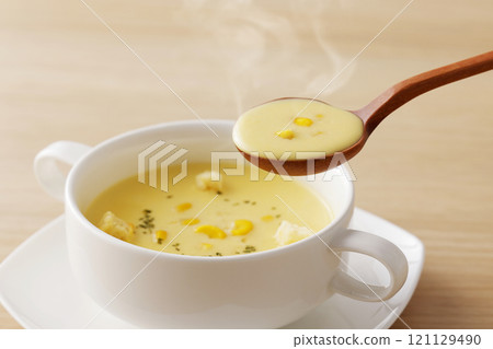 Corn soup Corn soup 121129490