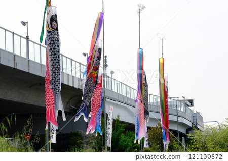 小泉川與京都十觀堂的鯉魚旗 小泉川與京都十觀堂的鯉魚旗 121130872