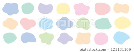 Shape blob vector set abstract shapes colorful Shape blob vector set abstract shapes colorful 121131109