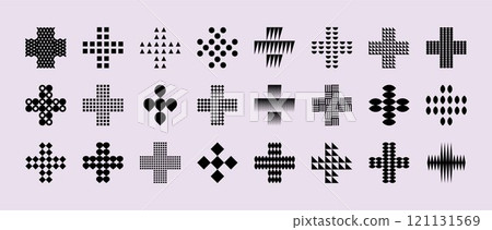 Set of healthcare plus logo design Set of healthcare plus logo design 121131569