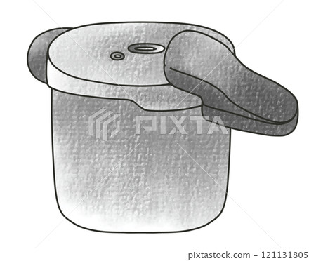 Simple pressure cooker analog style 121131805