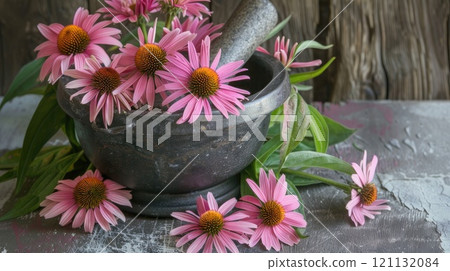 Natural beauty treatment. Generative AI 121132084