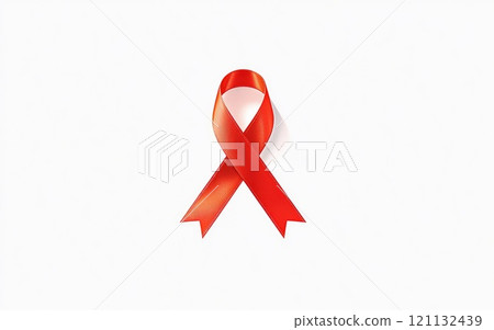 World AIDS Day: a background design featuring a banner with ample copy space, text, and design elements for posters, cards, and flyers to raise awareness and support for the cause. 121132439