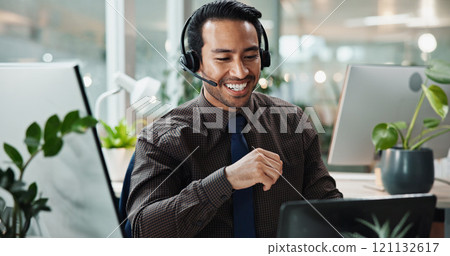 Asian man, talking or laptop in call center for contact us at law firm with mic, smile or justice advice. Legal consultant, reading or customer support for dispute resolution service at help desk Asian man, talking or laptop in call center for contact us at law firm with mic, smile or justice advice. Legal consultant, reading or customer support for dispute resolution service at help desk 121132617