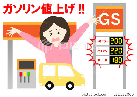 Woman gives up over rising gasoline prices Woman gives up over rising gasoline prices 121132869