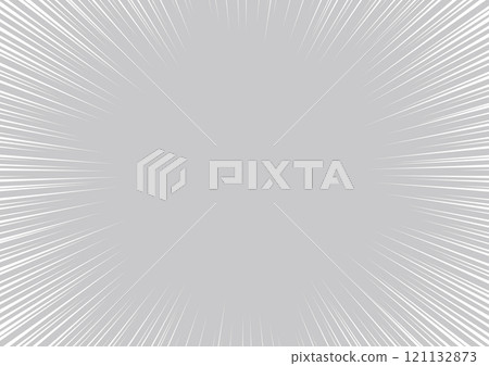 Gray background, white, concentrated lines, simple background 121132873