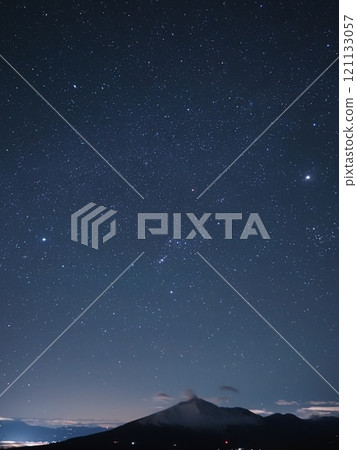 Winter Triangle and Mt. Asama 1 121133057