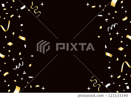 黑色飛行日黑色五彩紙屑活動材料 121133140