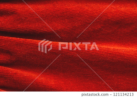 Red clothing fabric texture pattern background 121134213