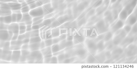 Abstract white transparent water shadow surface texture natural ripple background 121134246