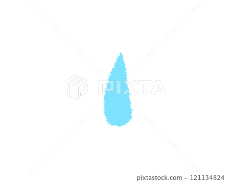 鉛筆畫風格滴水插畫 鉛筆畫風格滴水插畫 121134824